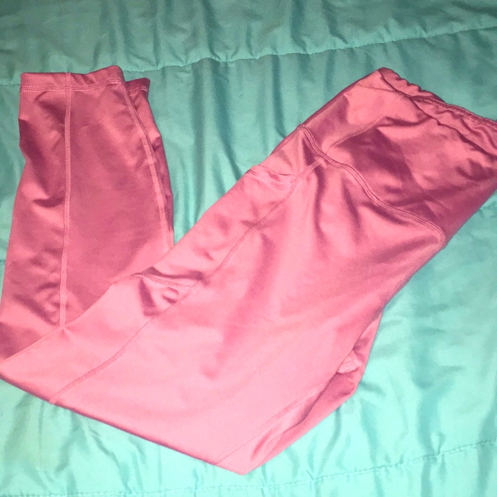 Velocity pink leggings size large